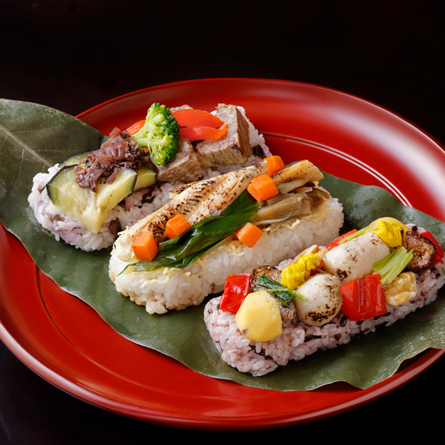 季節の飯蒸し三種〈秋〉