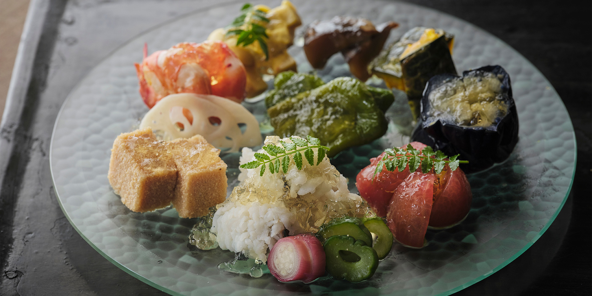 夏野菜と彩りオードブル